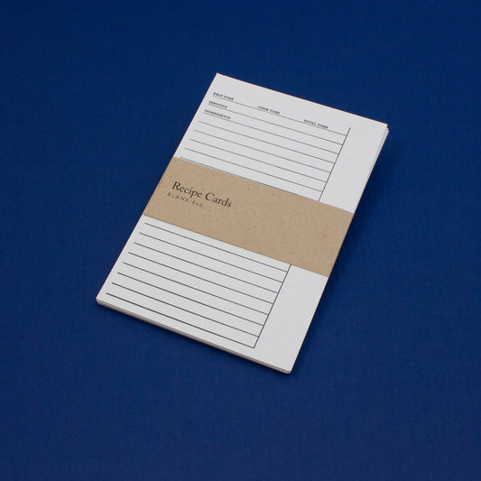 Blank Recipe Cards