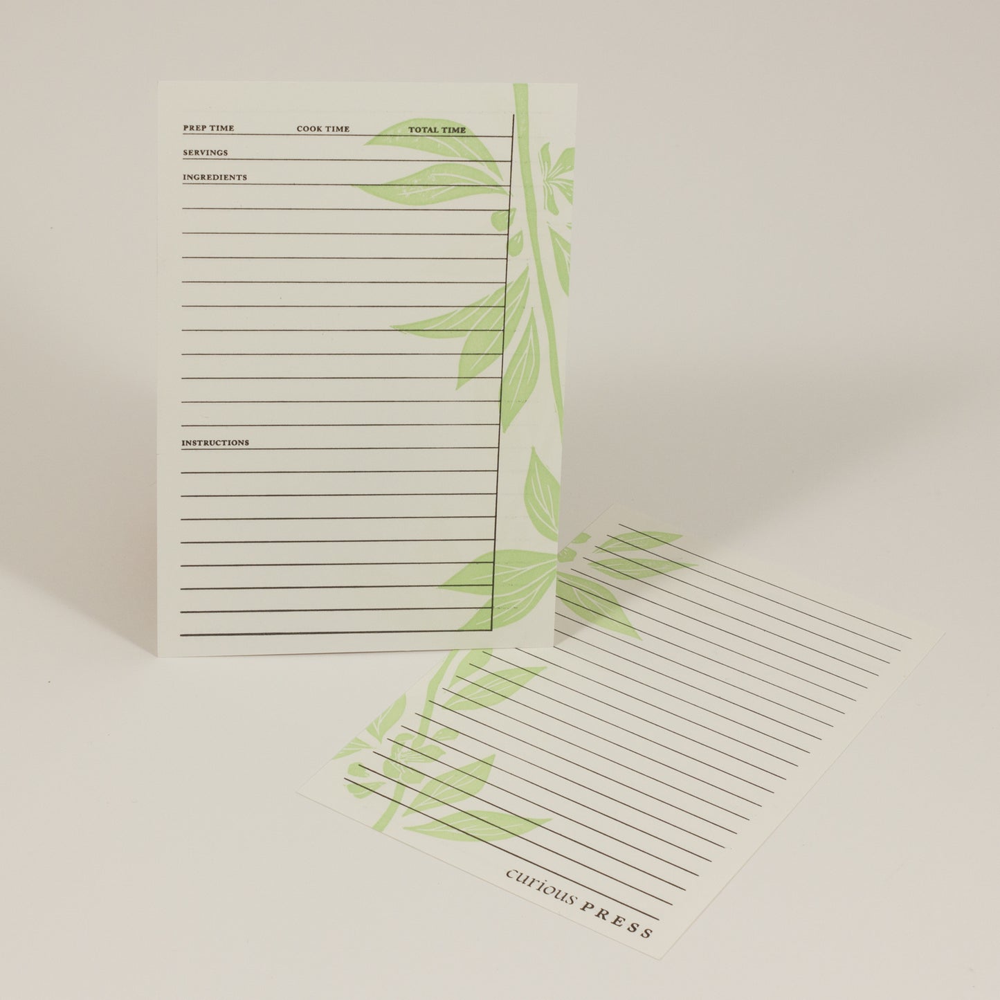 Spring Recipe Cards