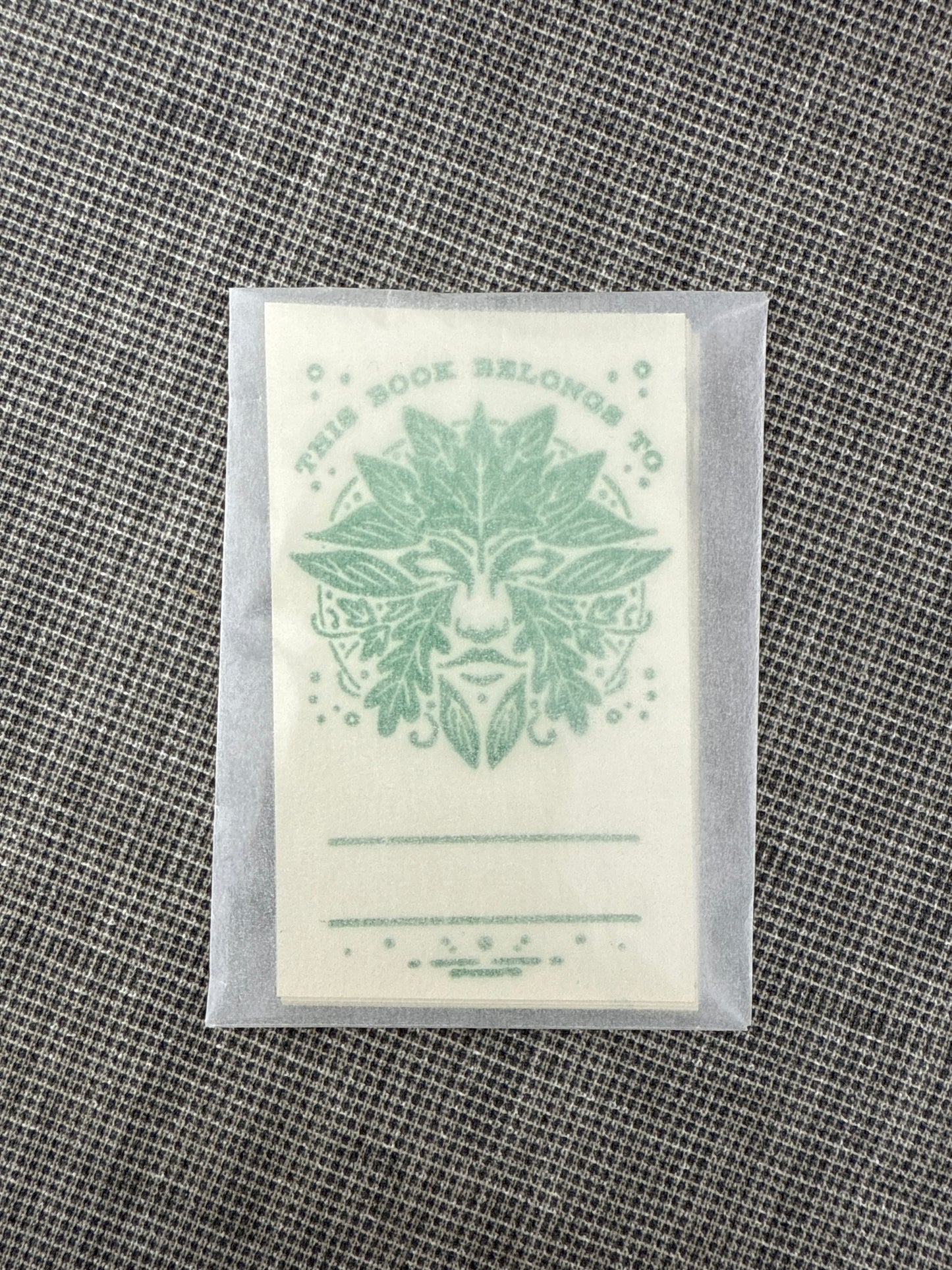 Green Man Bookplate