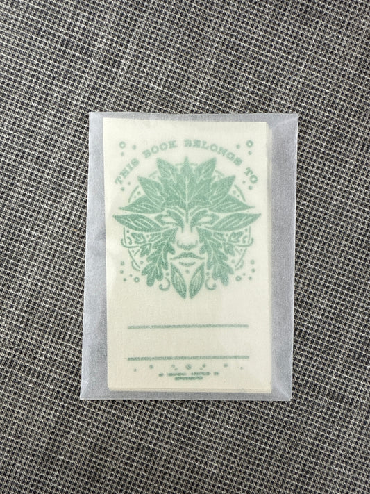 Green Man Bookplate