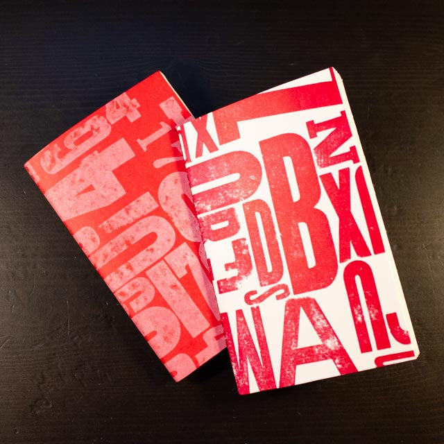 Typography Mini Notebooks