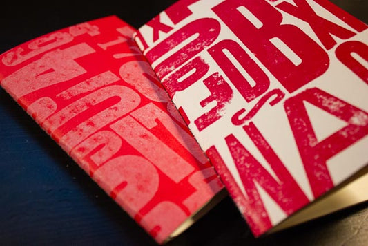 Typography Mini Notebooks