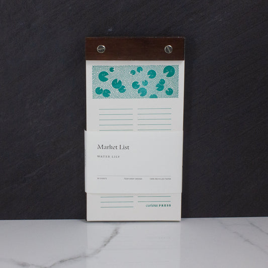 Water Lily Vertical Notepad Refill