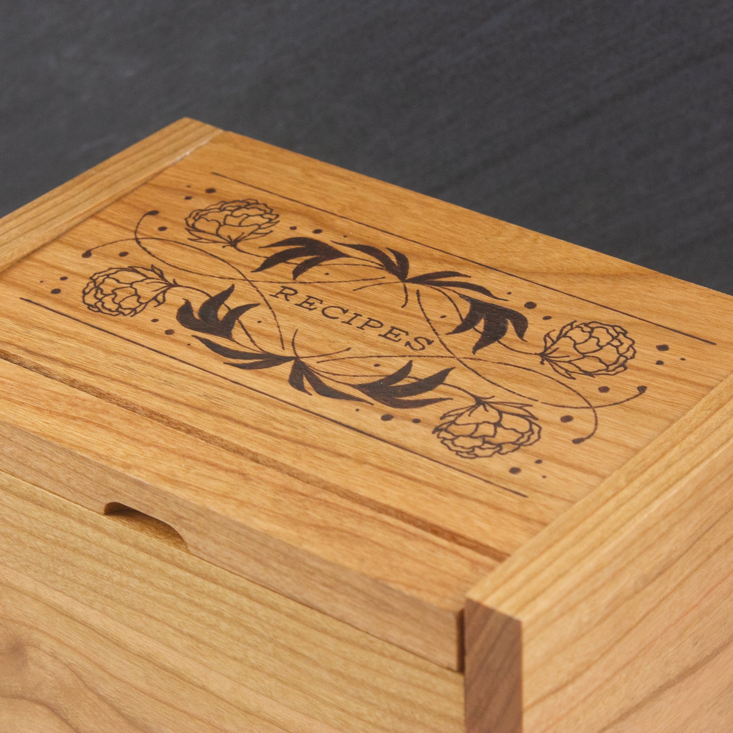 Cherry Recipe Box
