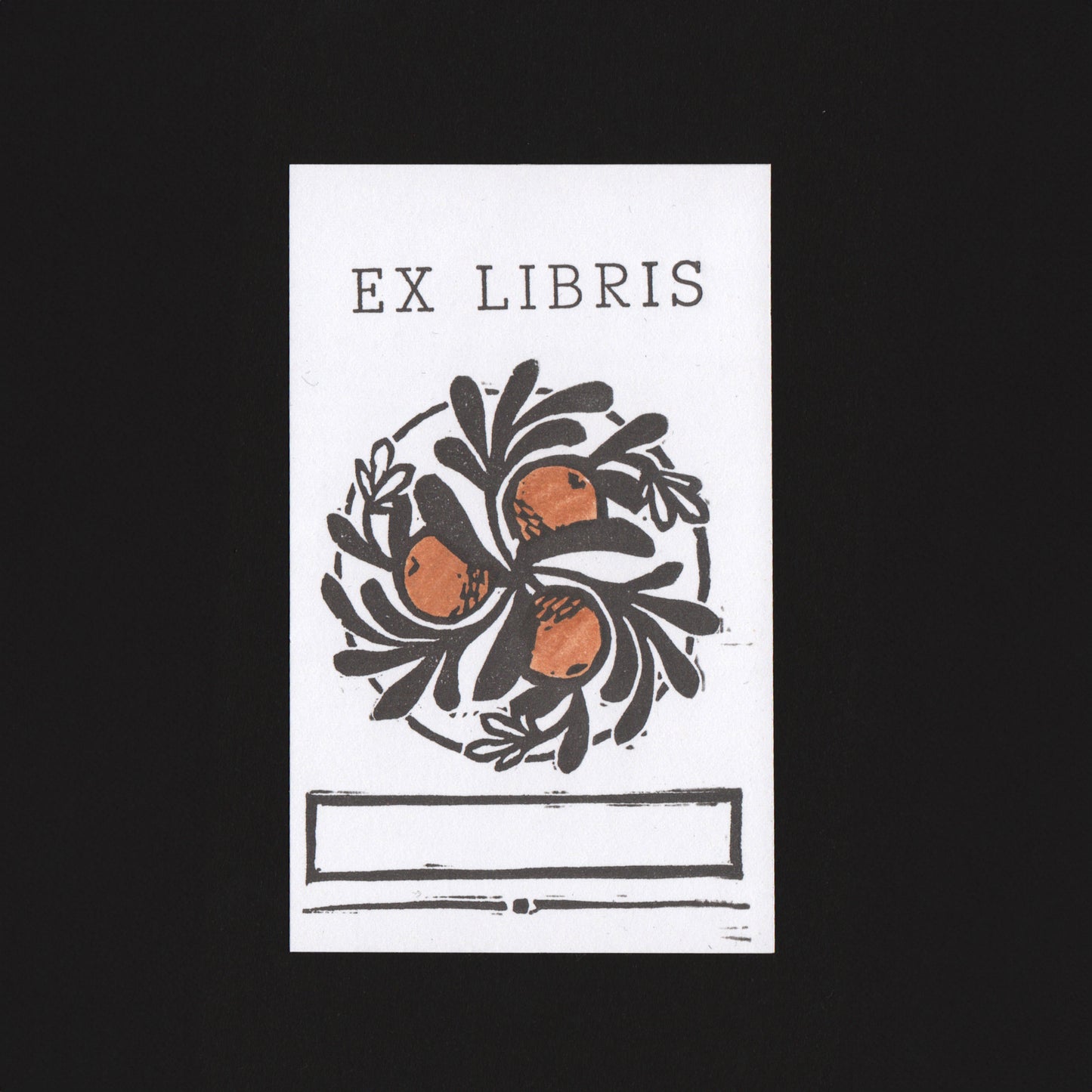 Orange Blossom Bookplate