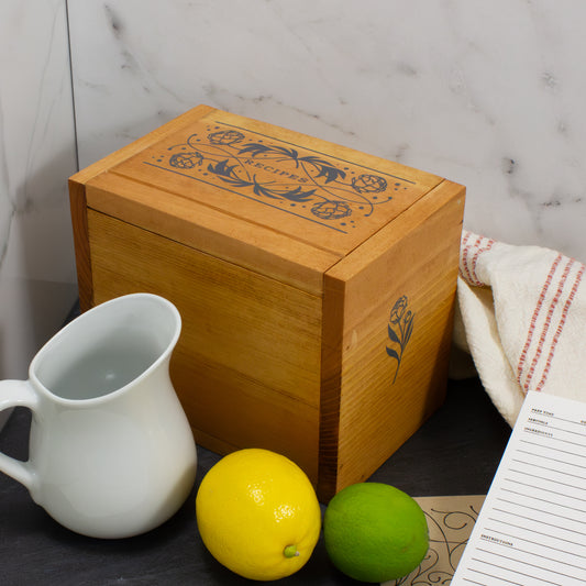 Pine Recipe Box