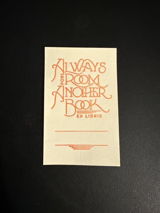 Always Room Bookplate