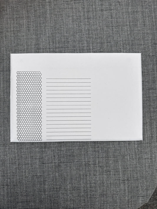 Hex Mosaic I Blank Desk Pad Refill